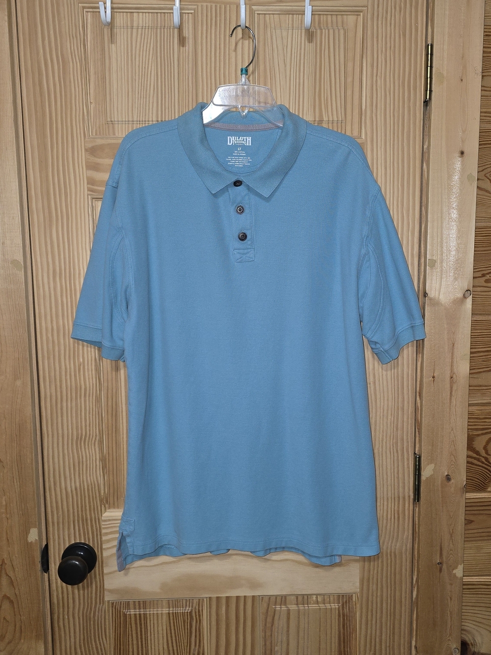 Duluth Trading Co Men’s Blue Polo Shirt Large Tall